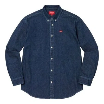 Supreme Small Box Shirt 'teal' In Blue