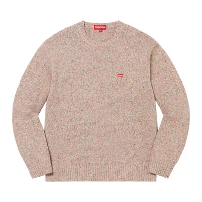 Pre-owned Supreme Small Box Speckle Sweater 'heather Multicolor' In Multi-color
