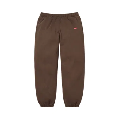 Pre-owned Supreme Small Box Sweatpant 'dark Brown' | Men's Size S