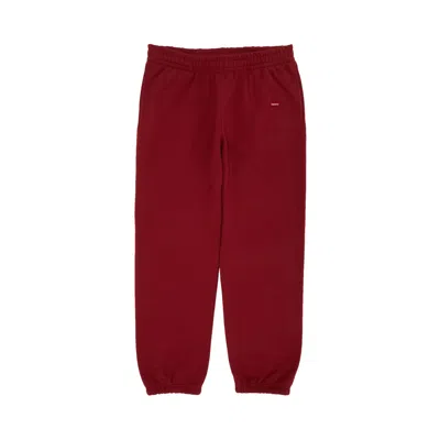 Pre-owned Supreme Small Box Sweatpant 'dark Red'