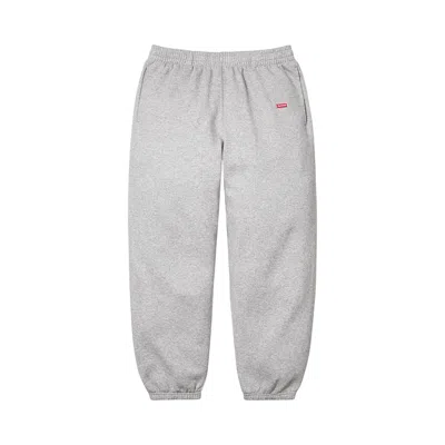 Pre-owned Supreme Small Box Sweatpant 'heather Grey' | Men's Size L In Gray
