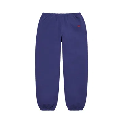 Pre-owned Supreme Small Box Sweatpant 'washed Navy' | Blue | Men's Size L