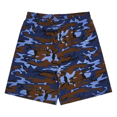 Pre-owned Supreme Small Box Sweatshort 'blue Camo' | Men's Size M