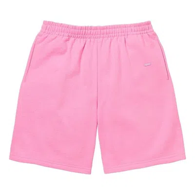 Supreme Small Box Sweatshorts 'pink'