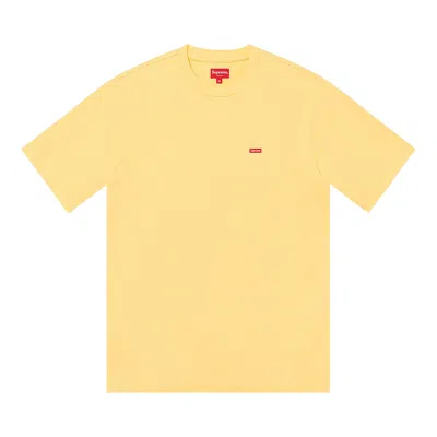 Pre-owned Supreme Small Box Tee 'pale Yellow' | Men's Size M