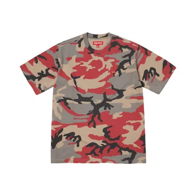 Pre-owned Supreme Small Box Tee 'red Camo' | Men's Size Xxl