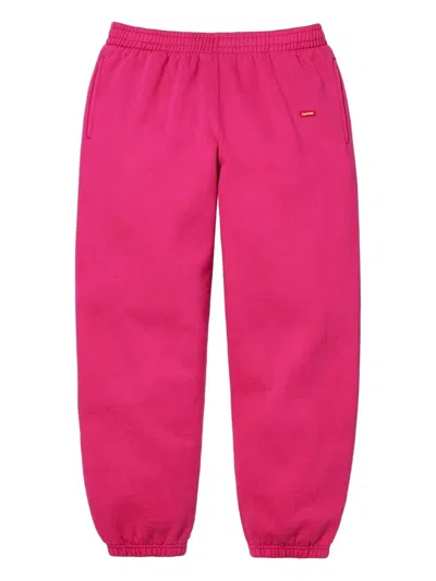 Supreme Small Box Track Pants In Pink