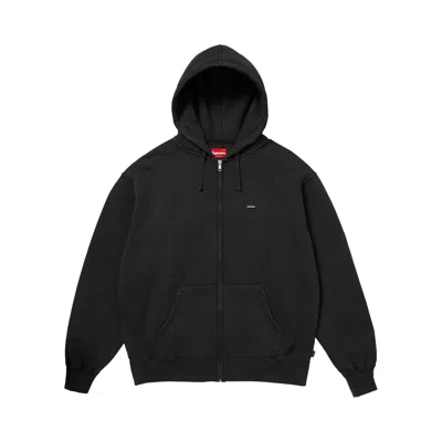 Pre-owned Supreme Small Box Zip Up Hooded Sweatshirt 'black' | Men's Size M