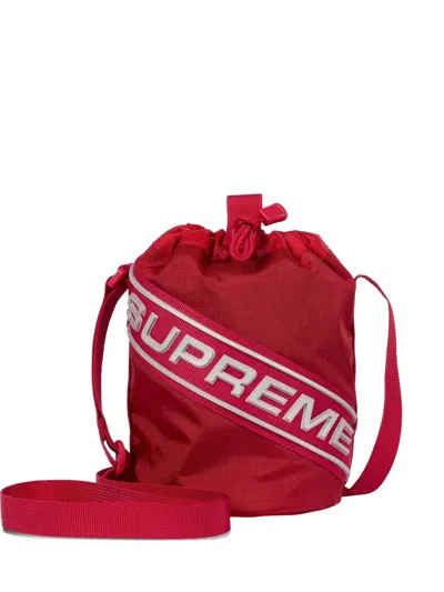 Supreme Small Cinch Bucket Bag In Red