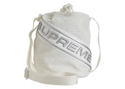 Pre-owned Supreme Small Cinch Pouch In White