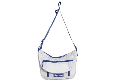 Pre-owned Supreme Small Messenger Bag In Silver
