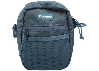 Pre-owned Supreme Small Shoulder Bag In Teal In Blue