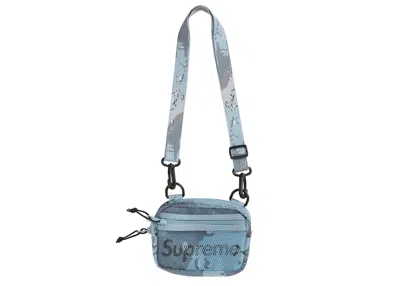 Pre-owned Supreme Small Shoulder Bag (ss20) In Blue Chocolate Chip Camo