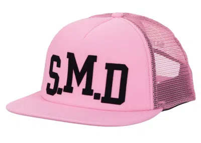 Pre-owned Supreme Smd Mesh Back 5panel In Pink