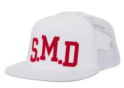 Pre-owned Supreme Smd Mesh Back 5panel In White