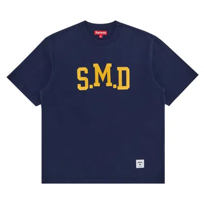 Pre-owned Supreme Smd Short-sleeve Top 'navy' | Blue | Men's Size Xl