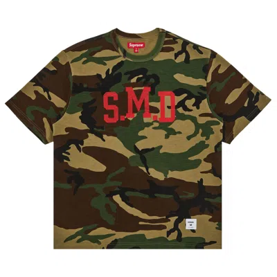 Pre-owned Supreme Smd Short-sleeve Top 'woodland Camo' | Multi-color | Men's Size L