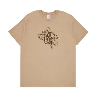Pre-owned Supreme Smoke Tee 'khaki' | Tan | Men's Size M