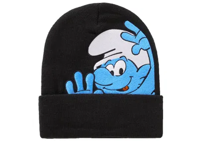 Pre-owned Supreme Smurfs Beanie In Black
