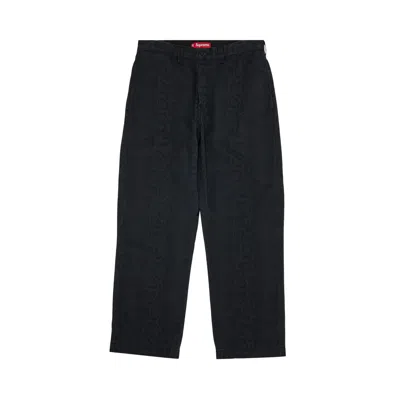Pre-owned Supreme Snake Print Chino Pant 'charcoal' In Grey