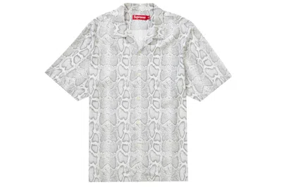 Pre-owned Supreme Snake S/s Shirt White