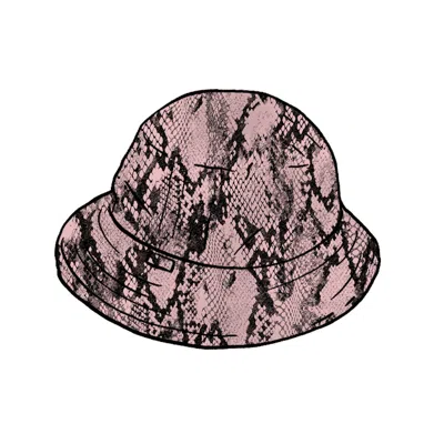 Pre-owned Supreme Snakeskin Corduroy Bell Hat In Pink