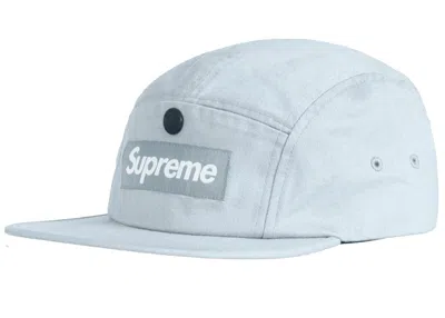 Pre-owned Supreme Snap Pocket Camp Cap (fw23) In Light Blue