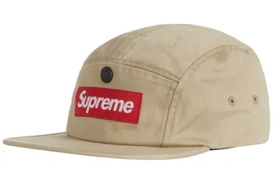 Pre-owned Supreme Snap Pocket Camp Cap (fw23) In Light Khaki