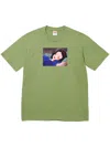 Supreme Snow White "moss" T-shirts In Green