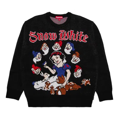Pre-owned Supreme Snow White Sweater 'black'