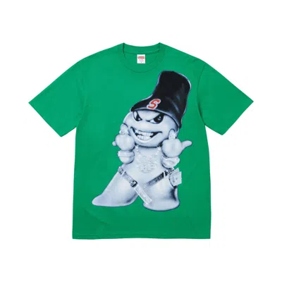 Pre-owned Supreme Snowman Tee 'green' | Men's Size Xxl