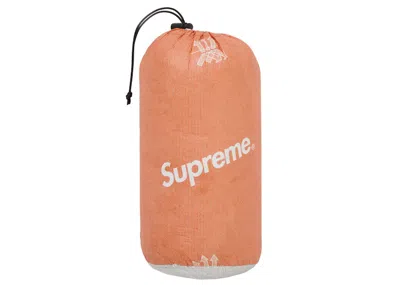 Pre-owned Supreme Sol Escape Insulated Blanket In Orange