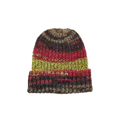 Pre-owned Supreme Space Dye Stripe Beanie 'yellow'