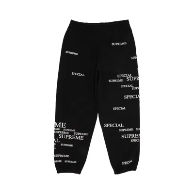 Pre-owned Supreme Special Sweatpant 'black'