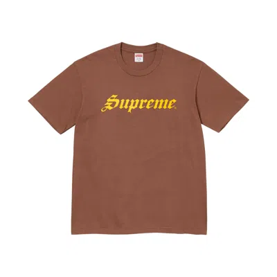 Pre-owned Supreme Speed Tee 'brown' | Men's Size Xxl