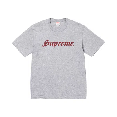 Pre-owned Supreme Speed Tee 'heather Grey' | Men's Size L In Gray