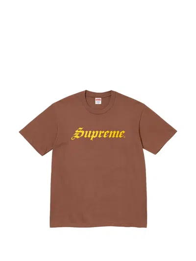 Supreme Speed T-shirt In Brown