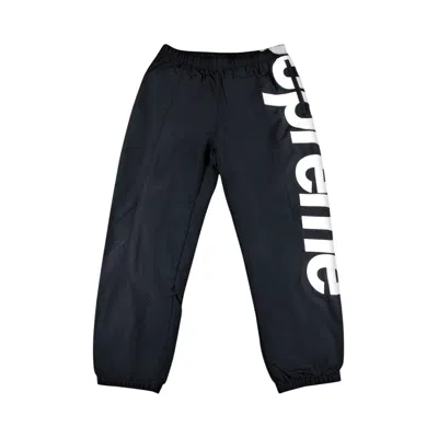 Pre-owned Supreme Spellout Track Pant 'black'