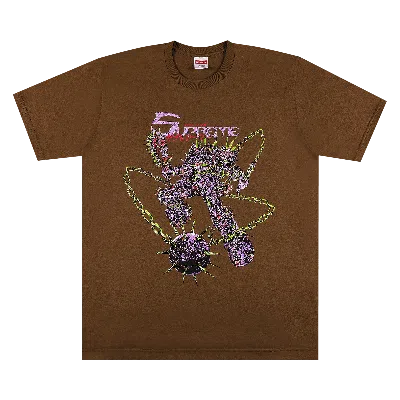 Pre-owned Supreme Spikes Tee 'brown'