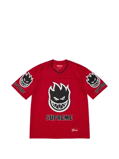 Supreme Spitfire Football T-shirt In Red