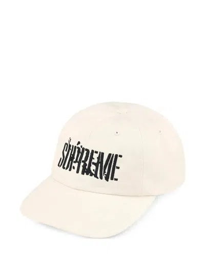 Supreme Splatter 6パネル キャップ In Neutral