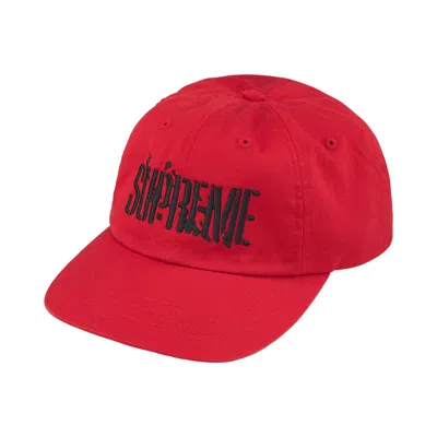 Pre-owned Supreme Splatter 6-panel 'red' | Men's Size Onesize