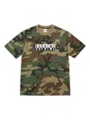 Supreme Split Camouflage T-shirt In Multi