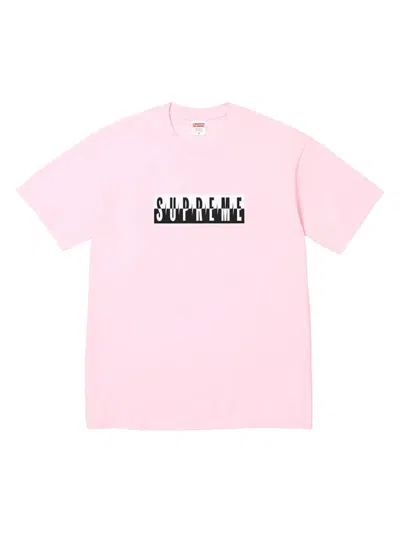 Supreme Split T-shirt In Pink