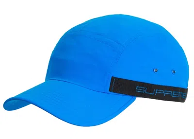 Pre-owned Supreme Sport Webbing Camp Cap In Bright Blue