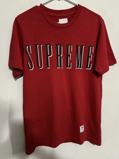 Pre-owned Supreme Sports Tee In Red