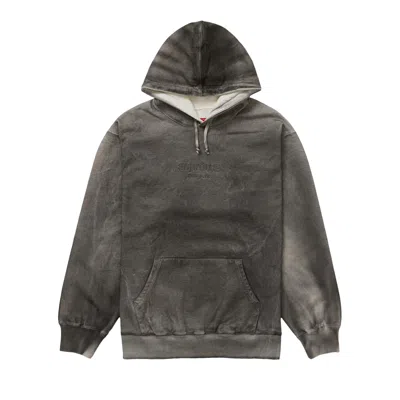 Pre-owned Supreme Spray Hooded Sweatshirt 'white' | Men's Size Xl