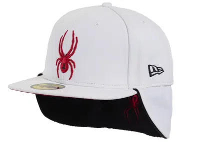 Pre-owned Supreme Spyder Earflap New Era In White