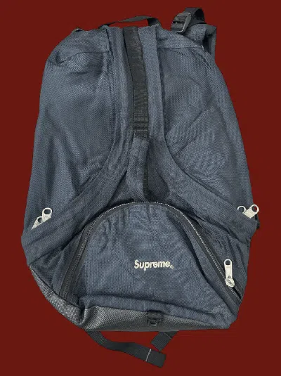 Pre-owned Supreme Ss 1999 Backpack In Blue