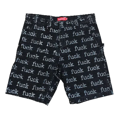 Pre-owned Supreme S/s 2013  Denim Fuck Shorts
